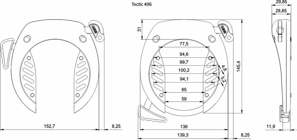 ABUS Tectic 496-NR 2 ABUS Tectic 496-NR – Bild 2