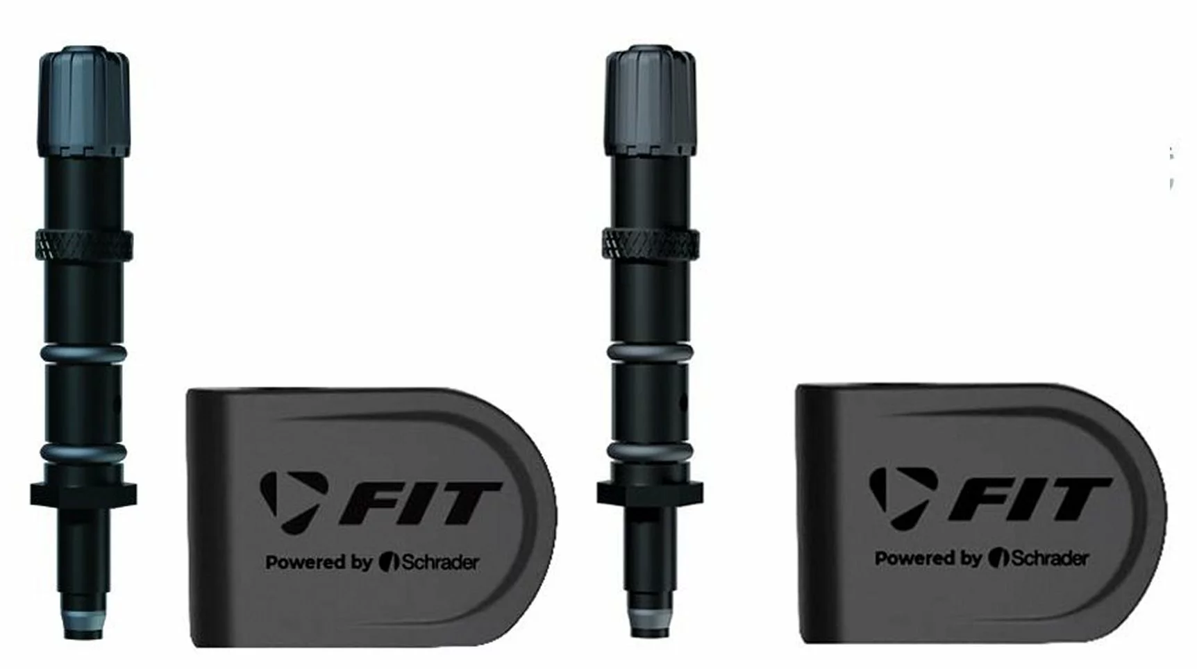 Biketec Reifendrucksensor FIT AV / Autoventil / Schrader 2er Set Für Vorder- Und Hinterrad 1 Biketec Reifendrucksensor FIT AV / Autoventil / Schrader 2er Set Für Vorder- Und Hinterrad