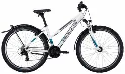 Bulls Sharptail Street-1 27½-Zoll 2022 -Fahrradzubehör Verkäufe 2023 Bulls Sharptail Street 1 21 Gang Damen Trapez 27.5 Zoll metallic off white petrol weiss tuerkis 631 27041 27046 27051