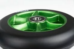Chilli Pro Scooter Ersatzrolle Wheel Turbo 110mm Black PU / Green Core -Fahrradzubehör Verkäufe 2023 C 1034 BGb