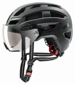 Uvex Finale-Visor 52-57cm / 56-61cm -Fahrradzubehör Verkäufe 2023 Helm Uvex Finale Visor black matt 56 61cm 4043197296210 S4107530317