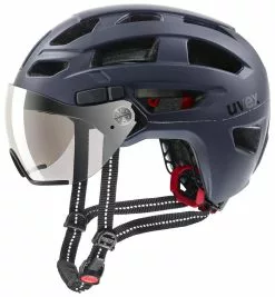 Uvex Finale-Visor 52-57cm / 56-61cm -Fahrradzubehör Verkäufe 2023 Helm Uvex Finale Visor dark blue matt 52 57cm S4107530715 4043197323121