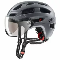 Uvex Finale-Visor 52-57cm / 56-61cm -Fahrradzubehör Verkäufe 2023 Helm Uvex Finale Visor stato steel 52 57cm S4107530515 4043197310428