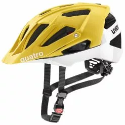 Uvex Quatro-CC 52-57cm / 56-61cm 12 Uvex Quatro-CC 52-57cm / 56-61cm -Fahrradzubehör Verkäufe 2023 Helm Uvex Quatro CC 2022 sunbee white matt 56 61cm S4100260517 4043197359175