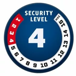 ABUS Steel-O-Chain 4804K/75 Black Mit Schlüssel -Fahrradzubehör Verkäufe 2023 Level4 1