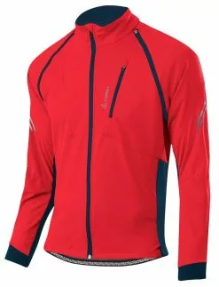 Loeffler Löffler San Remo-2 Windstopper Softshell Light Zip-Off 24573 -Fahrradzubehör Verkäufe 2023 Loeffler Herren BIKE ZIP OFF JACKET SAN REMO 2 Windstopper light red deep water 24573 554 2022 2023