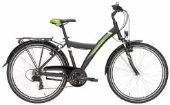 Pegasus Avanti 2018 21-Gang -Fahrradzubehör Verkäufe 2023 Pegasus Avanti 2018 26 Zoll Banana schwarz matt gruen 576 74538