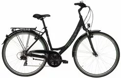 Pegasus Avanti 2018 21-Gang -Fahrradzubehör Verkäufe 2023 Pegasus Avanti 2018 28 Zoll 21 Gang Damen Wave schwarz matt grau weiss 576 70845