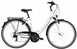 Pegasus Avanti 2018 21-Gang -Fahrradzubehör Verkäufe 2023 Pegasus Avanti 2018 28 Zoll 21 Gang Damen Wave weiss grau rot 576 70945