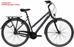 Pegasus Piazza 2020/2021 21-Gang -Fahrradzubehör Verkäufe 2023 Pegasus Piazza 2020 21 Gang Damen Trapez grau matt lime 526 00945 00950 00953