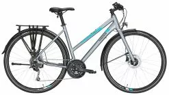 Pegasus Premio Superlite Disc 2018 30-Gang -Fahrradzubehör Verkäufe 2023 Pegasus Premio Superlite Disc 2018 Damen Trapez grau tuerkis 586 52945 52950 52955