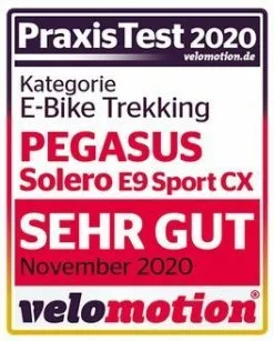 Pegasus Solero-E9 Sport CX 2021 -Fahrradzubehör Verkäufe 2023 Pegasus Solero E9 Sport CX 2021 Test Velomotion
