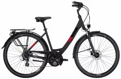 Pegasus Solero-Disc 2022 24-Gang -Fahrradzubehör Verkäufe 2023 Pegasus Solero SL Disc 2022 24 Gang Damen Wave Tiefeinstieg Unisex black matt red schwarz rot grau 636 28345 28350 28355