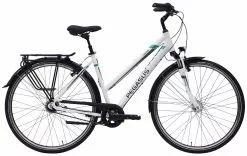 Pegasus Solero SL 2018 7-Gang -Fahrradzubehör Verkäufe 2023 Pegasus Solero SL 2018 7 Gang Damen Trapez weiss tuerkis 586 22145