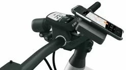 SKS Compit/E+ Smartphone-Halterung (ohne Cover) -Fahrradzubehör Verkäufe 2023 SKS Compit E Plus Smartphone Halter 11536 mit Licht Adapter Com Unit NFC 4002556907082d