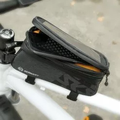 SKS Oberrohrtasche Traveller Smart Mit Abnehmbarem Smartphonefach -Fahrradzubehör Verkäufe 2023 SKS Oberrohrtasche Traveller Smart schwarz 11516 4002556897406 c