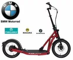 BMW X2City E-Scooter 11 BMW X2City E-Scooter -Fahrradzubehör Verkäufe 2023 Scooter E Roller BMW X2City Pedelec metallic red rot KW074 DCMS99