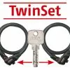 ABUS Phantom Twin-Set 2x 8960/ 85 EC Tex-FL