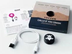 Uvex Tocsen Crashsensor Schwarz -Fahrradzubehör Verkäufe 2023 UVEX Tocsen Crashsensor black schwarz S4191010100 4043197333113b